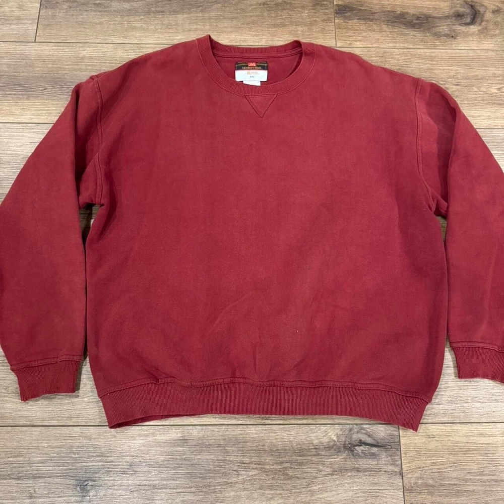 Vintage Russell Athletic Sweatshirt Size XXL Burgundy Red Blank 90s